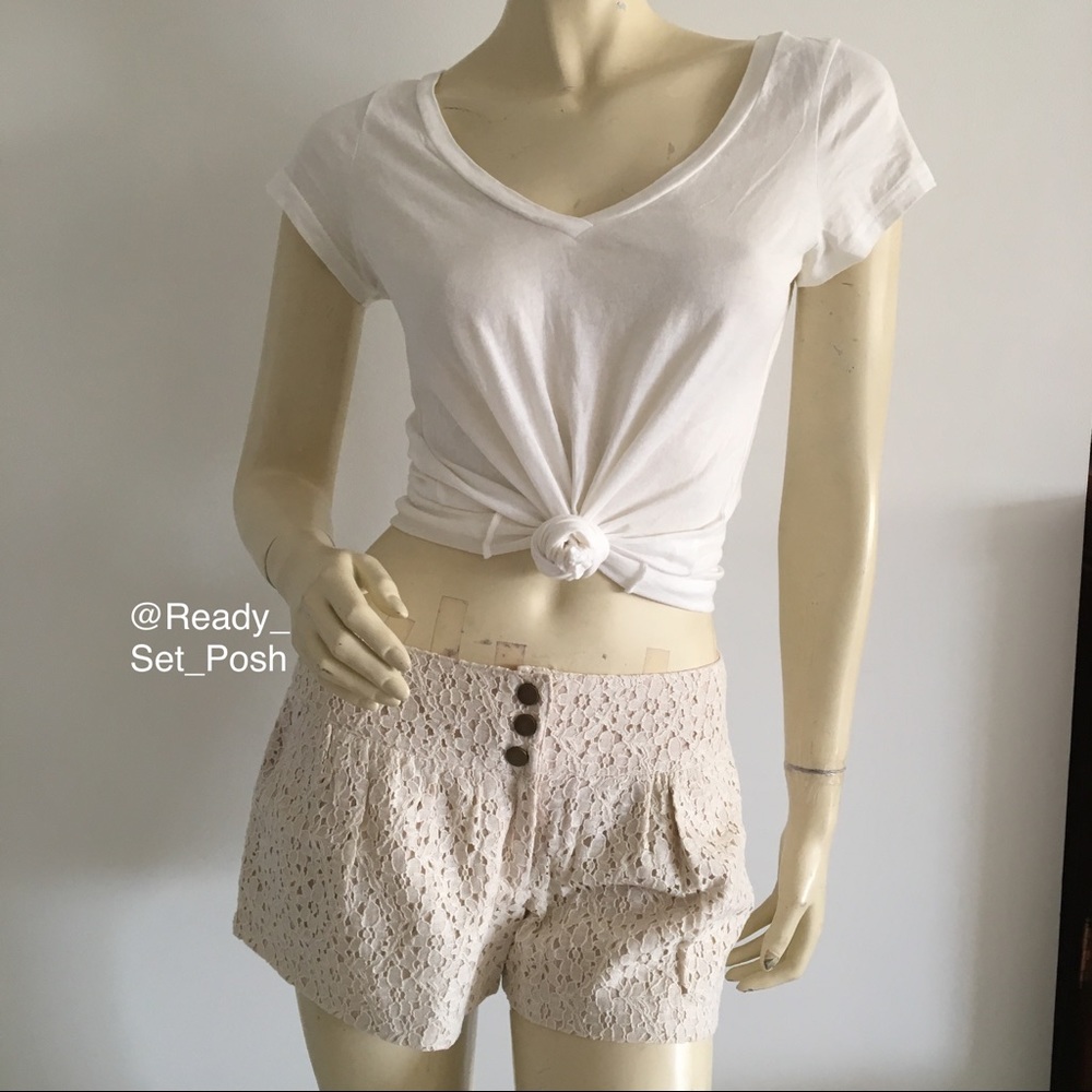 🔴{New} Just ginger lace shorts with pockets